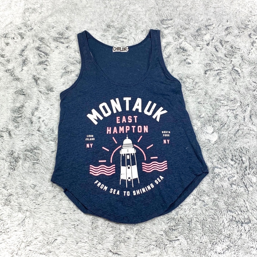 ✨ CHRLDR Navy Montauk Tank✨